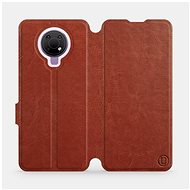 Flip case for Nokia G10 in Brown&Gray with grey interior - Phone Cover