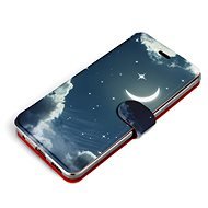Mobiwear Flip case for Motorola Moto G31 - V145P Night sky with moon - Phone Case
