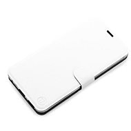 Mobiwear Flip puzdro pre Xiaomi 12 Pro – C_WHS White & Gray so sivým vnútrom - Puzdro na mobil