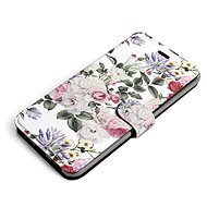 Mobiwear Flip case for Xiaomi 12 Pro - MD01S Rose on white - Phone Case