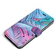 Mobiwear Flip case for Xiaomi 12 Pro - MG10S Purple and blue leaves - Phone Case