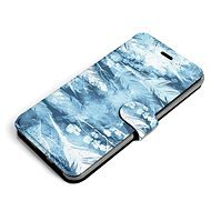 Mobiwear Flip case for Apple iPhone 13 Pro - M058S Light blue horizontal feathers - Phone Case