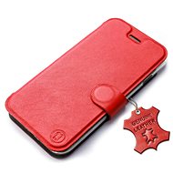 Mobiwear Leather flip case for Apple iPhone 13 Pro Max - Red - L_RDS - Phone Case