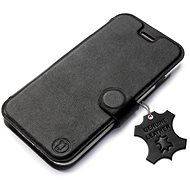 Mobiwear leather flip case for Realme GT 2 Pro - Black - Phone Case