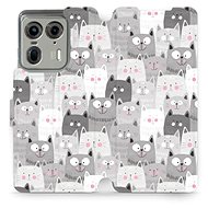 Mobiwear flip book for Motorola EDGE 50 Ultra - M099P - Phone Case