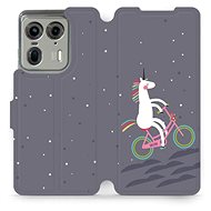 Mobiwear flip book for Motorola EDGE 50 Ultra - V024P - Phone Case