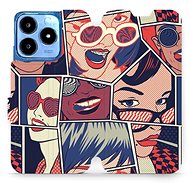 Mobiwear flip book for Realme C63 - VP18P - Phone Case