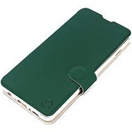 Mobiwear Soft Touch flip pro Nokia X30 5G - Zelené & Béžové - Phone Case