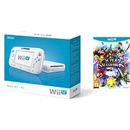  Nintendo Wii U White Basic Pack (8GB) + Super Smash Bros  - Game Console