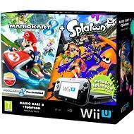 Nintendo Wii U Black Premium Pack (32GB) + Mario Kart 8 + Splatoon + New Super Mario and Luigi - Game Console