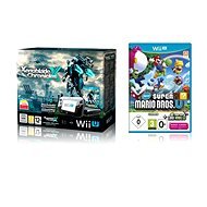 Nintendo Wii U Premium Pack Schwarz + Xenoblade + New Super Mario und Luigi - Spielekonsole
