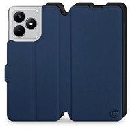 Mobiwear Soft Touch flip pro Realme C53 - modré & černé - Phone Case