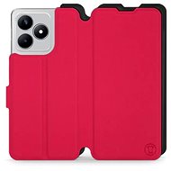 Mobiwear Soft Touch flip pro Realme C53 - rudé & černé - Phone Case