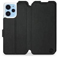 Mobiwear Soft Touch flip pro Xiaomi Redmi 12 - černé - Phone Case
