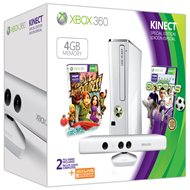 Microsoft Xbox 360 4GB Kinect Bundle White Casper (Limited Edition) - Game Console