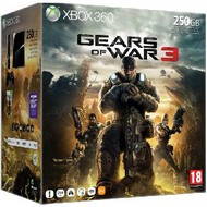 Microsoft Xbox 360 250GB + Gears Of War 3 - Game Console