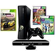 Microsoft Xbox 360 250GB Kinect Bundle + Forza Horizon + Kinect Sports 2 + Kinect Adventures (Slim E - Game Console