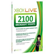 Microsoft Xbox 360 Live 2100 Points Card - Prepaid Card