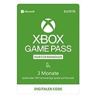 Xbox Game Pass - 3 Monate Abonnement - Prepaid-Karte