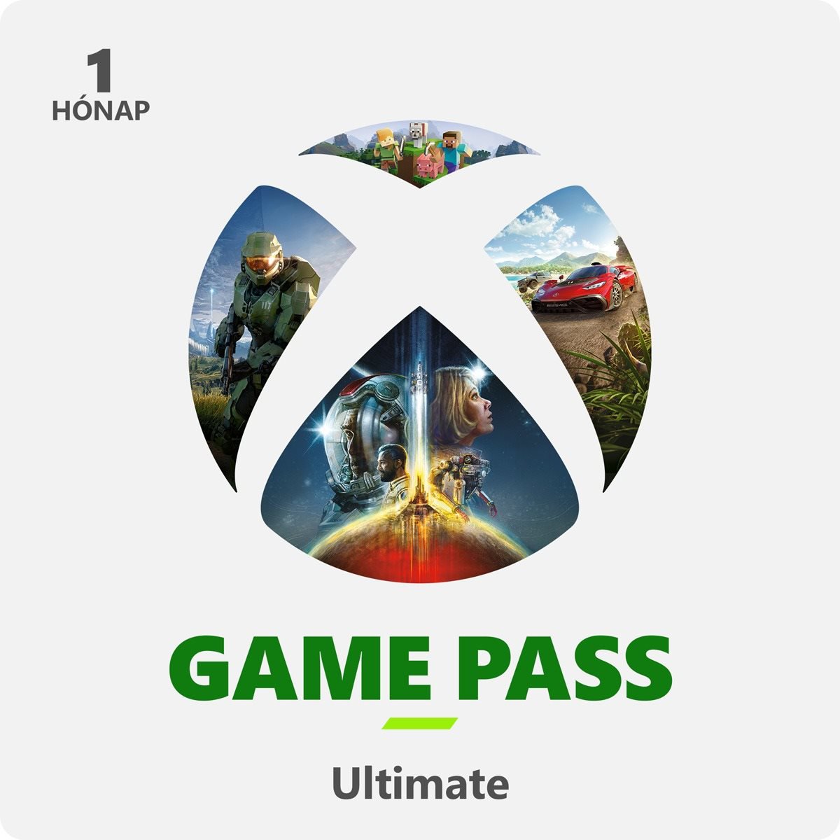 Xbox Game Pass Ultimate - 1 havi előfizetés - Feltöltőkártya