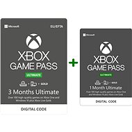 Xbox Game Pass Ultimate - 3 + 1 Monthly Subscription - Prepaid Card
