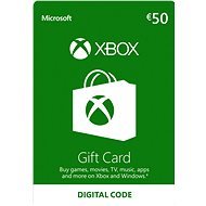 Microsoft Xbox Live-Geschenkkarte im Wert von 50 Euro - Prepaid-Karte