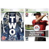 Game For Xbox 360 - DOUBLE UP - Army Of Two + Tiger Woods: PGA Tour 08 - Console Game