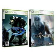 Xbox 360 - DOUBLE UP - Halo 3 + Too Human - Hra na konzolu