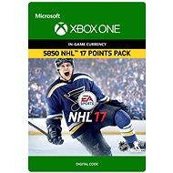 NHL 17 Ultimate Team NHL Points 5850 DIGITAL - Gaming-Zubehör