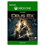 Deus Ex Mankind Divided: Standard Edition - Xbox One DIGITAL - Console Game