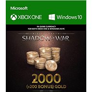 Middle-Earth: Shadow of War – 2000 (+200 Bonus) Gold  - (Play Anywhere) DIGITAL - Herní doplněk