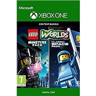 LEGO Worlds Classic Space Pack and Monsters Pack Bundle - Xbox One Digital - Gaming Accessory