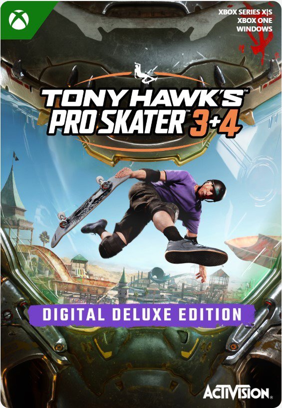 Tony Hawks Pro Skater 3 + 4: Deluxe Edition - Xbox / Windows Digital - PC & XBOX Game