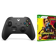 Xbox Wireless Controller Carbon Black + Cyberpunk 2077 UE XSX - Gamepad