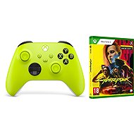 Xbox Wireless Controller Electric Volt + Cyberpunk 2077 UE XSX - Gamepad