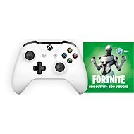 Xbox One vezeték nélküli kontroller White + Fortnite Eon Bundle - Kontroller