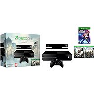  One Microsoft Xbox Kinect sensor + Assassins Creed Assassins Creed Unity + IV + Black Flag Danc  - Game Console