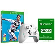 Xbox One Wireless Controller Sport Weiß + FIFA 19 + Xbox Live 3 Monate Gold - Set