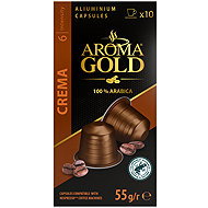 Aroma Gold capsules Crema 55 g/ 10 pcs - Kávové kapsle
