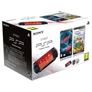Sony Playstation Portable PSP-E1004 Charcoal Black + Cars 2 + Geronimo Stilton - Game Console