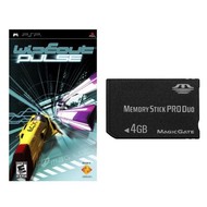PSP Memory Stick Pro DUO 4G + hra Wipeout Pulse - Memory Card