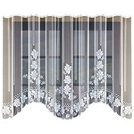 MyBestHome Decorative jacquard curtain with tape MILLY 130 white 300 × 130 cm - Curtain