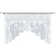 MyBestHome Decorative arched short flip flop curtain KAJA 100 white 250 × 100 cm - Curtain