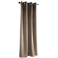 Mybesthome Sierra Blackout Blackout curtain with rings, 135 × 250 cm, cappuccino, 1 piece - Drape