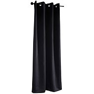 Mybesthome Sierra Blackout Blackout curtain with rings, 135 × 250 cm, black, 1 piece - Drape