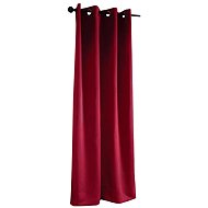 Mybesthome Sierra Blackout Blackout curtain with rings, 135 × 250 cm, red, 1 piece - Drape