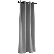 Mybesthome Sierra Blackout Blackout curtain with rings, 135 × 250 cm, grey, 1 piece - Drape