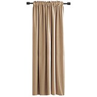 Mybesthome Shary Blackout Blackout curtain with tape, 135 × 270 cm, beige, 1 piece - Drape