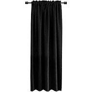 Mybesthome Shary Blackout Blackout blackout curtain with tape, 135 × 270 cm, black, 1 piece - Drape