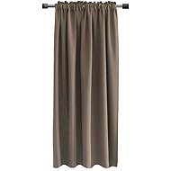 Mybesthome Cairo Blackout Blackout blackout curtain with tape, 135 × 160 cm, cappuccino, 1 piece - Drape